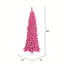 Flocked Pink Fir Artificial Fir Christmas Tree-576680455-576680504