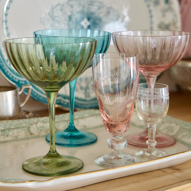 Sensa Coupe Glasses, Turquoise