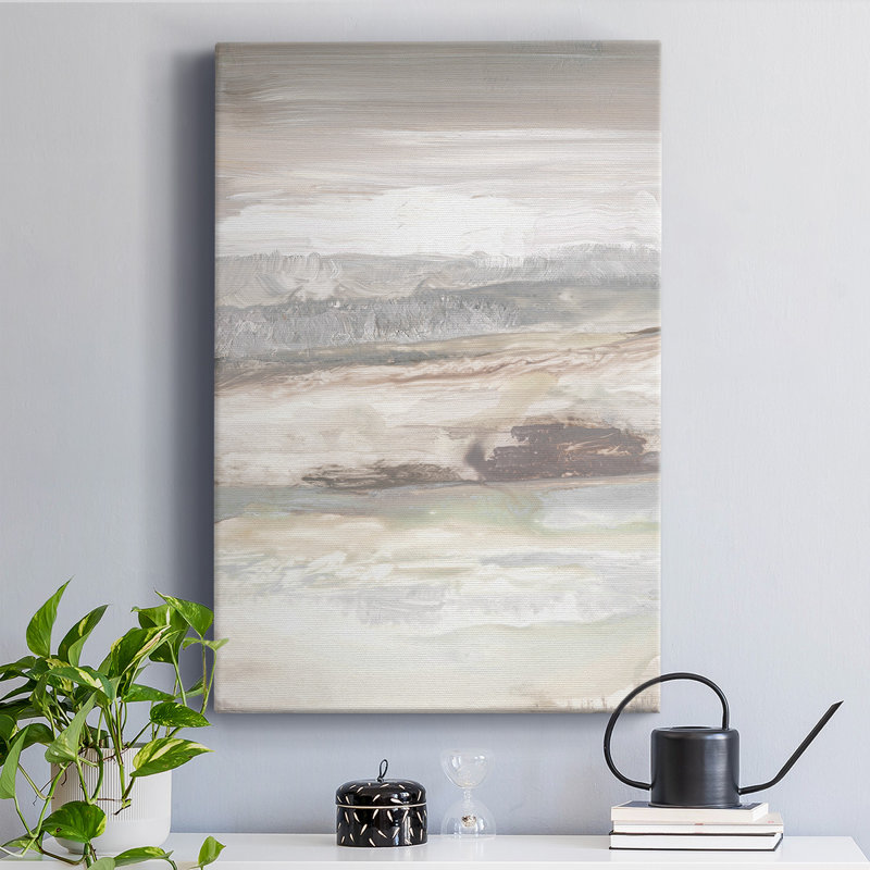 Neautral - ciel du mois de septembre - peinture sur toile tendue, L 16 po x H 27 po