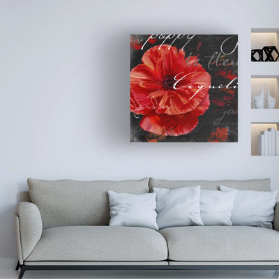 Art sur toile «bolle saasha le pavot iv»