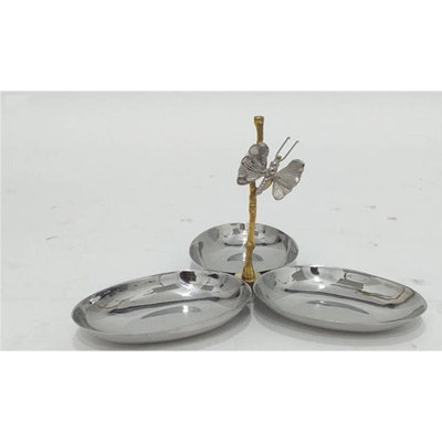 House of Hampton® Darrious Stainless Steel Divided Serving Dish