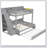 Twin Over Full Bunk Bed With Storage Staircase,  Trundle, Storage Shelves, LED And USB-1971696513