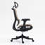 Chaise de bureau en filet à haut dossier-346038927