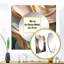 Miroir mural de salon Tender Wave Harmony or liquide et turquoise I - Formes abstraites-100985685
