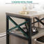 40cm W Metal Bedside Table-342838722