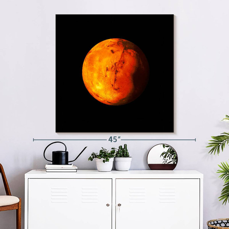 Oberle Mars Planet, 33" H x 33" W