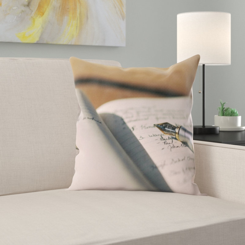 Microsuede Throw Pillow