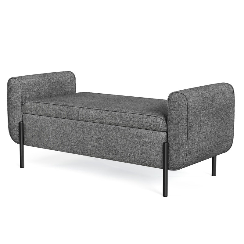 Storage Bench, Dark Gray
