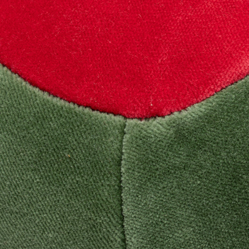 Cotton Velvet Olive Shaped Pillow