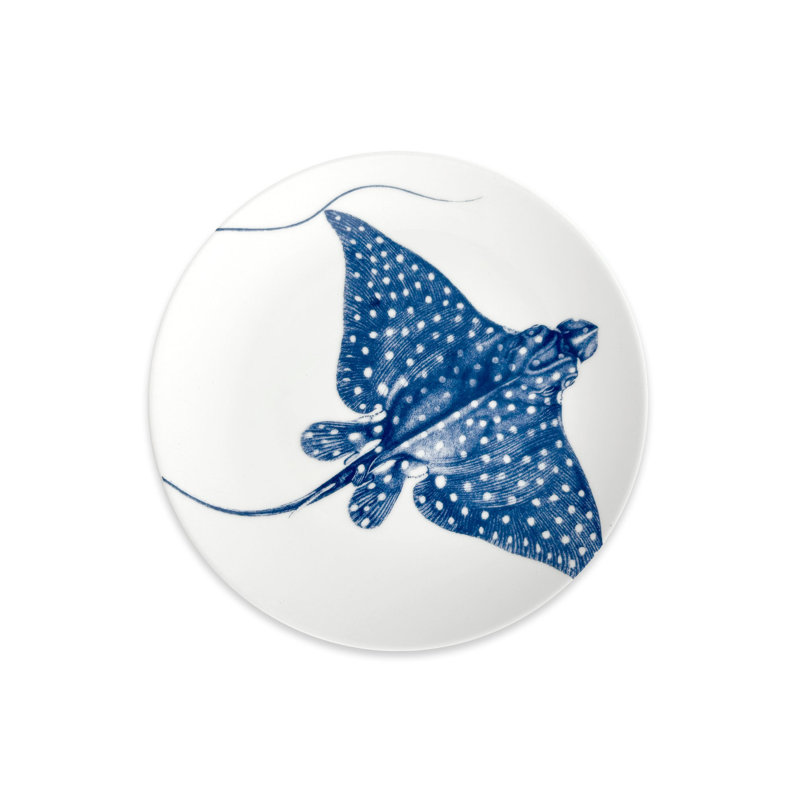 Stingray Porcelain Salad/Dessert Plate