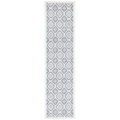 Loosestrife Hand Tufted Wool And Cotton With Latex Geometric Rug