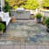 Machine Washable Indoor/Outdoor Xhevrie Blue Rug