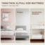 Matelas en mousse à mémoire de forme, mi-ferme - certifié Certipur-US, lit dans une boîte pour une installation facile, mousse ventilée rafraîchissante, soulagement de la pression et housse blanche lavable-1383600802-1383600803
