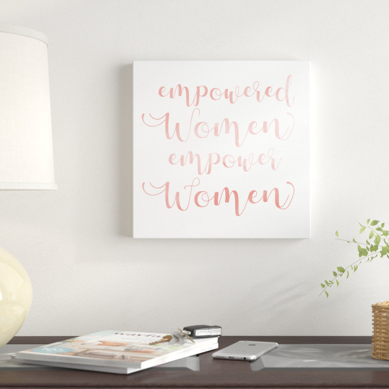 «Womanly Conseils II», art textuel sur toile, H 12 po x l 12 po