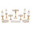 Ensemble de supports à petits gâteaux en métal 10 pièces Cortesani