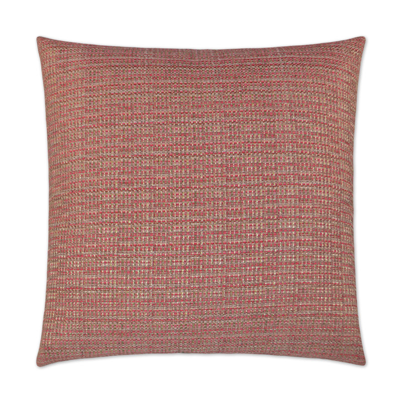 Jackie O Pillow Cover & Insert, Cinnabar, Square 22"
