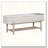 Farmhouse Upholstered Storage Bench with Hidden Compartment and Lower Rack-1813289819