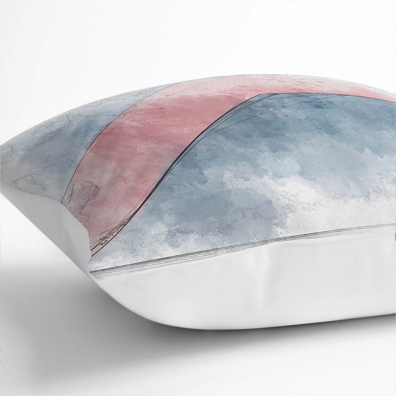 Square Throw Cushion, 40cm H x 40cm W x 15cm D, White