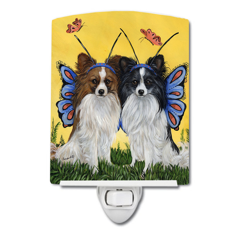 Veilleuse Westie, Papillons