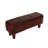 Genuine Leather Upholstered Bench