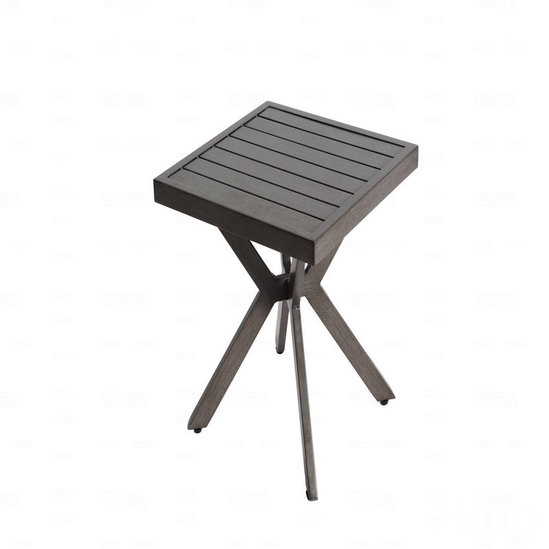 Table de patio en aluminium coulé