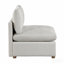 Modern Modular 5-Piece Sectional Sofa Set Beige Upholstered Durable Solid Wood Frame Living Room Furniture