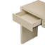 Table de couloir à tiroir cannelée en abricot, placage en bois massif, convient au décor côtier, capacité de table de 220 lb, entrée pour 25 petits espaces, résistance, solidité