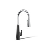 Tone Touchless Pull-Down Kitchen Sink Faucet with Three-Function Sprayhead