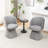 Dantzler Velvet Swivel Upholstered Dining Chair-1727595458