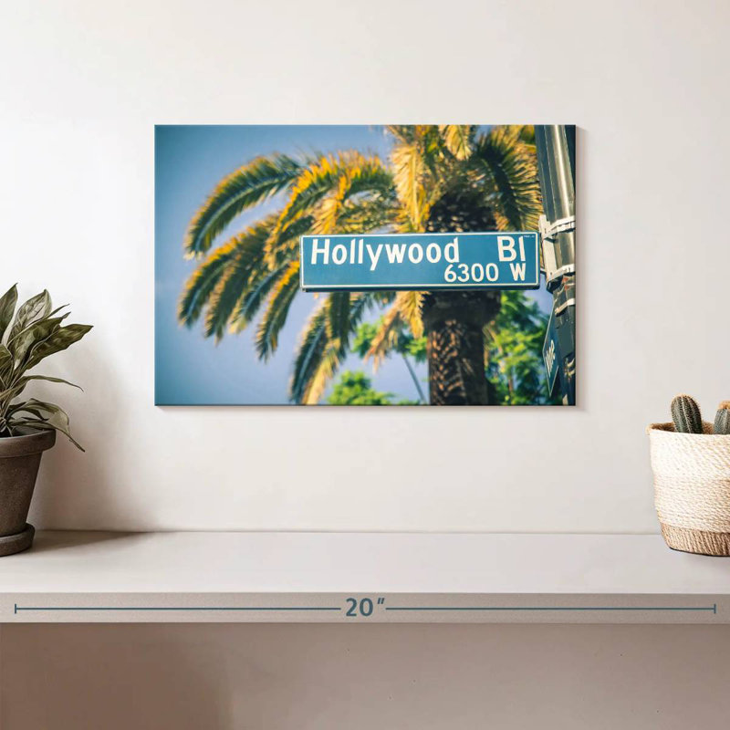 Plaque de rue Sireci Hollywood, H 8 po x l 12 po