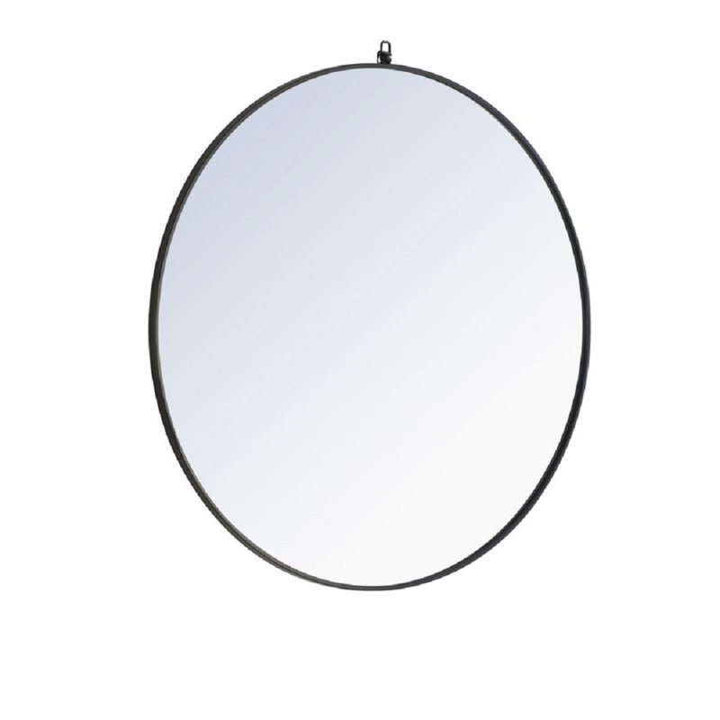 Miroir Cassie, Noir, 48 po x 48 po