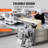Commercial Electric Dough Sheeter Machine 19.7" Dough Roller Pastry Press