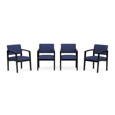 Lenox Wood Waiting Reception Commercial Grade Furniture Set / 4-Guest Chair