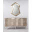 Flat Engineered Wood Wall Mirror