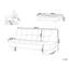 3 Seater Fabric Sofa Bed