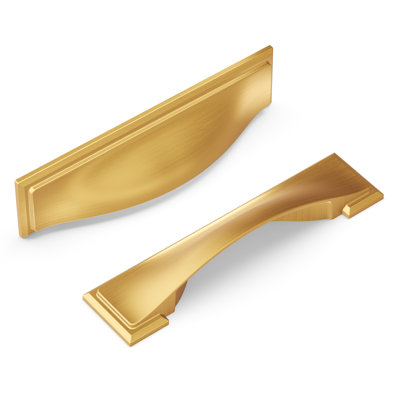 Dover Kitchen Cabinet Handles, Solid Core Drawer Pulls for Cabinet Doors, 3", 3-3/4" & 5-1/16"