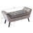 Coline Velvet Upholstered Bench