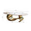 Table basse ovale en faux marbre-1945917121
