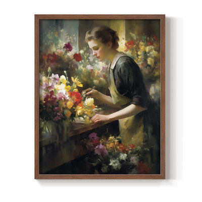 Reproduction encadrée WOMEN Series CDXV III - bois massif