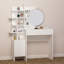 Brecken Dressing Table with Mirror-30896050