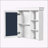 Versatile Wall Mounted Bathroom Cabinet with Mirror and Storage, Enhancing Bathroom Organization