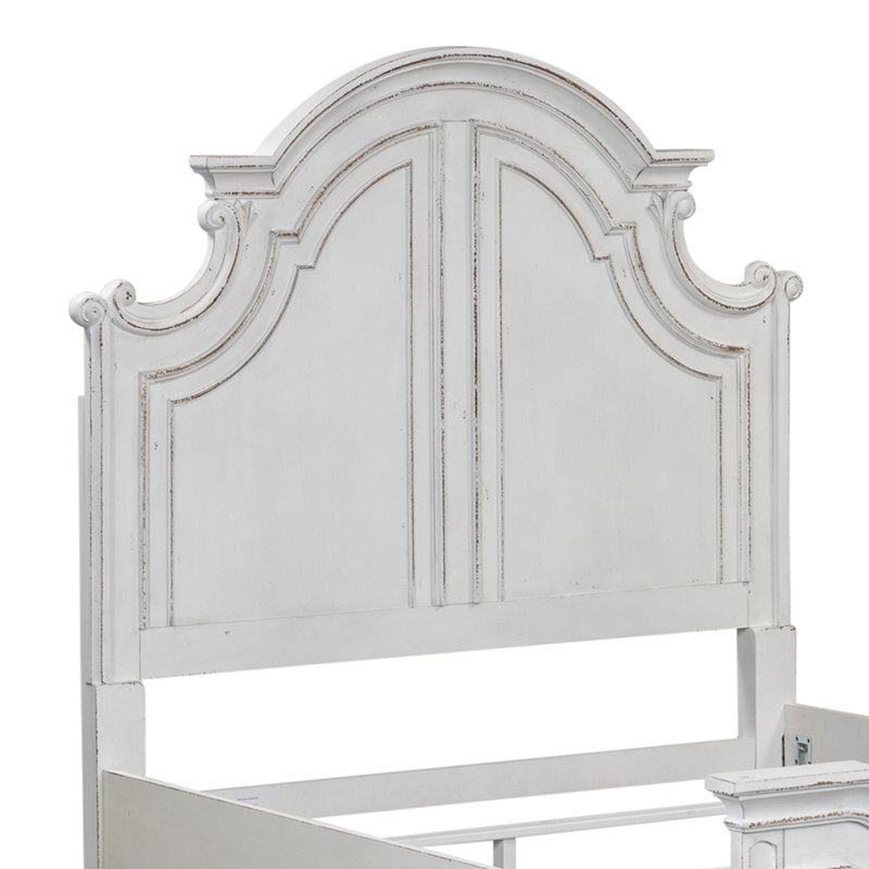 Colchester Panel Bed, King, Off White