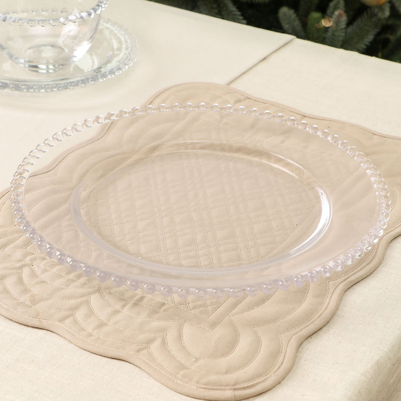 Rosdorf Park Cumberland Crystal Glass Platter