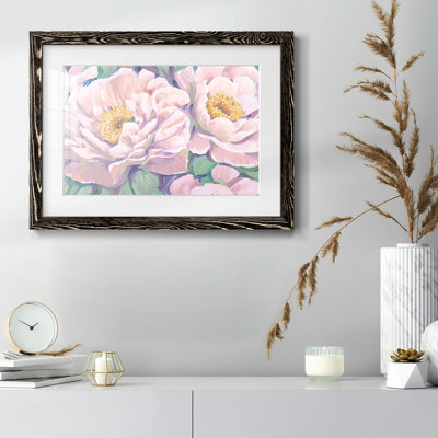 Pivoines en fleurs II, impression sur papier