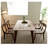 Simple walnut dining table-110774216