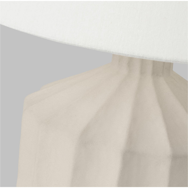 Veneto Table Lamp, 16.5" H x 15" W x 15" D, Matte Concrete
