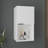 Kaser Medicine Cabinet With Mirror And Shelves, With Vertical Or Horizontal Position Option, Modern Bathroom Storage Solution,White