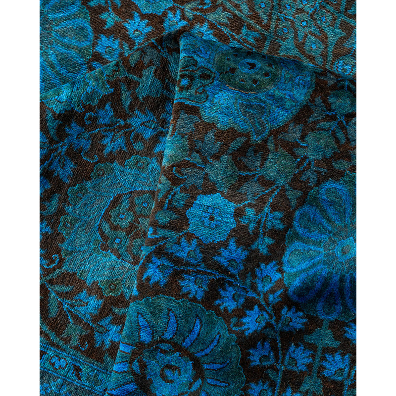 Tapis orange unique des années 2000 de 9 pi 3 po x 18 pi 2 po Dineen