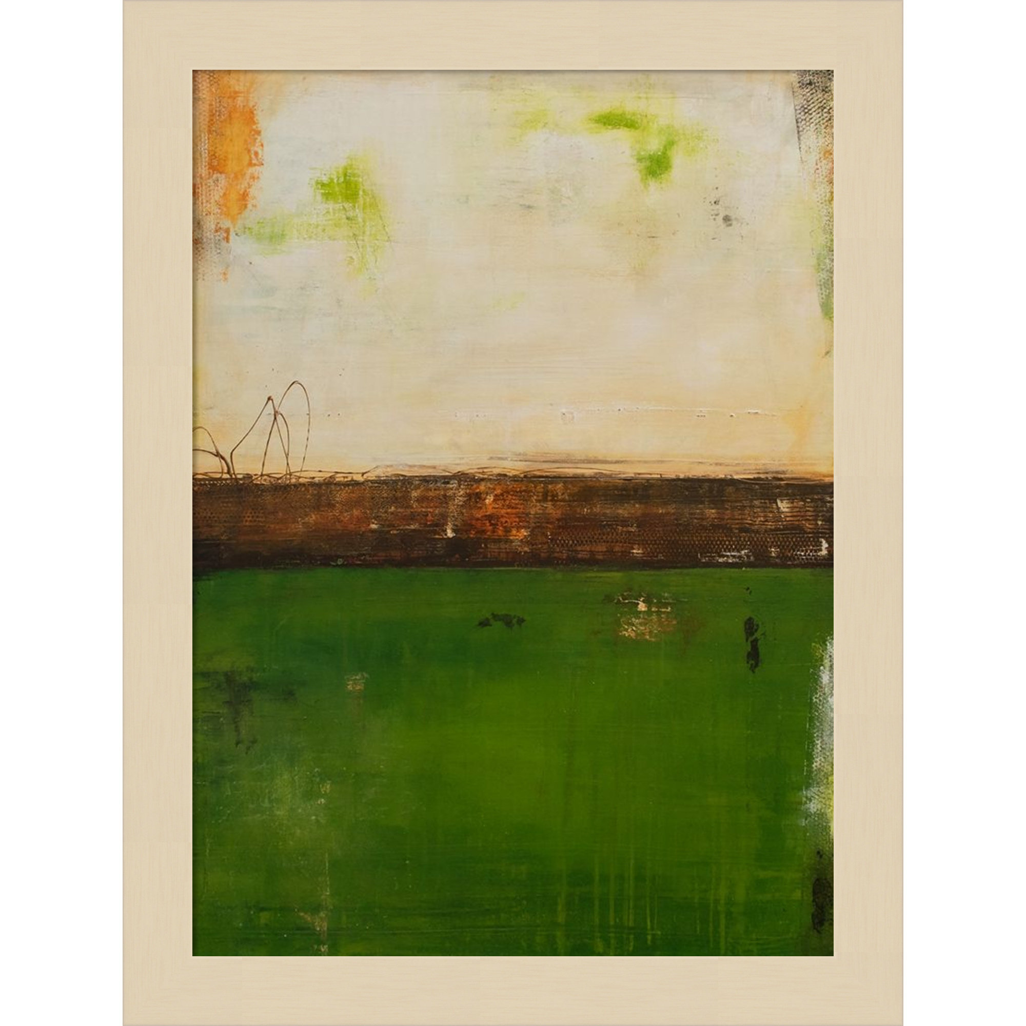 Forest Hill Trail by Mauro Wood Framed Wall Art Print, 13" H x 10" W, Brown