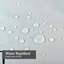 Rideau de douche bleu clair avec 12 crochets-1627424814